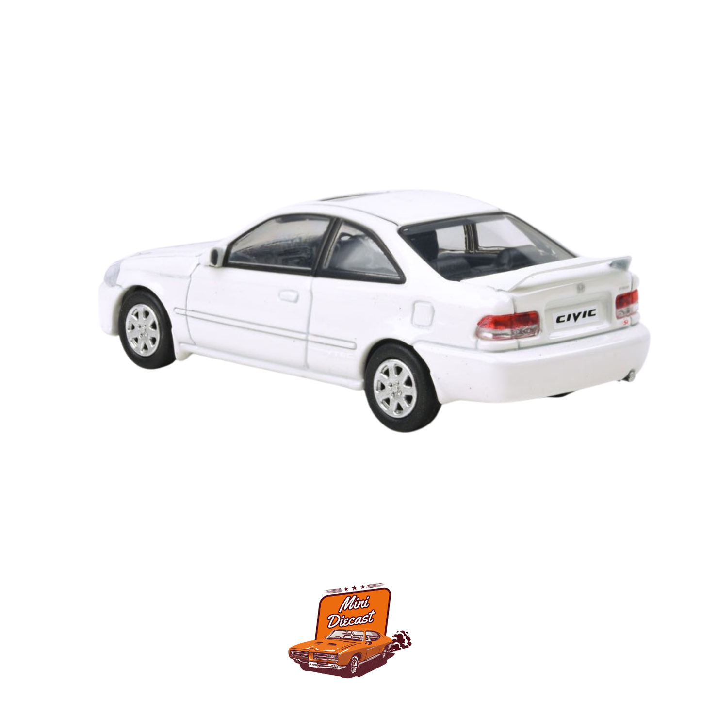 PARA64 1999 Honda Civic EM1 Taffeta White (1:64 Scale)