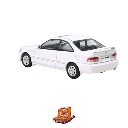PARA64 1999 Honda Civic EM1 Taffeta White (1:64 Scale)