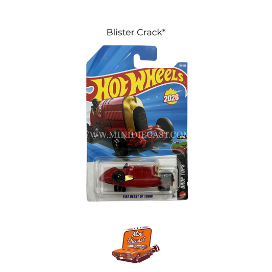 Hot Wheels Mainline – Fiat Beast Of Turin (Blister Crack)
