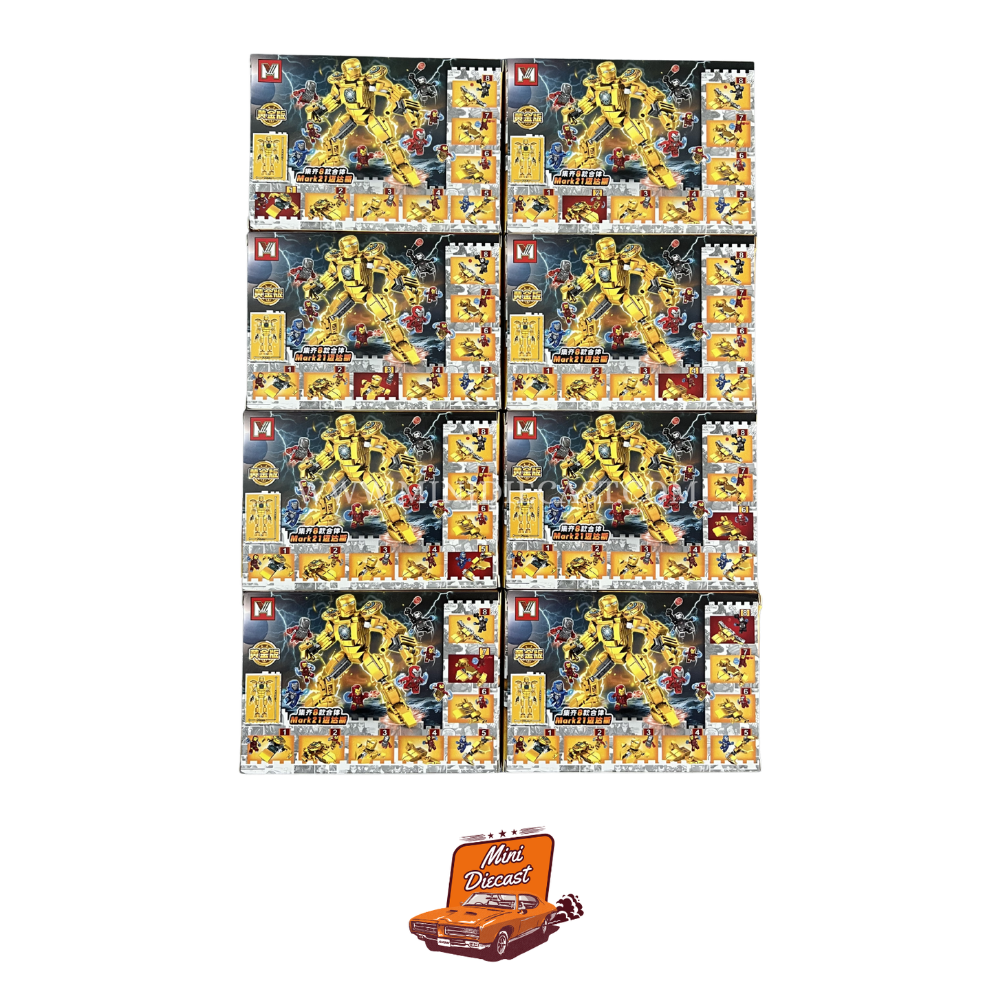 Ming Ge Avengers Heroes Assemble MG632 – Set of 8 Boxes (8 Mini Figurines with Additional Addon) (Imported)