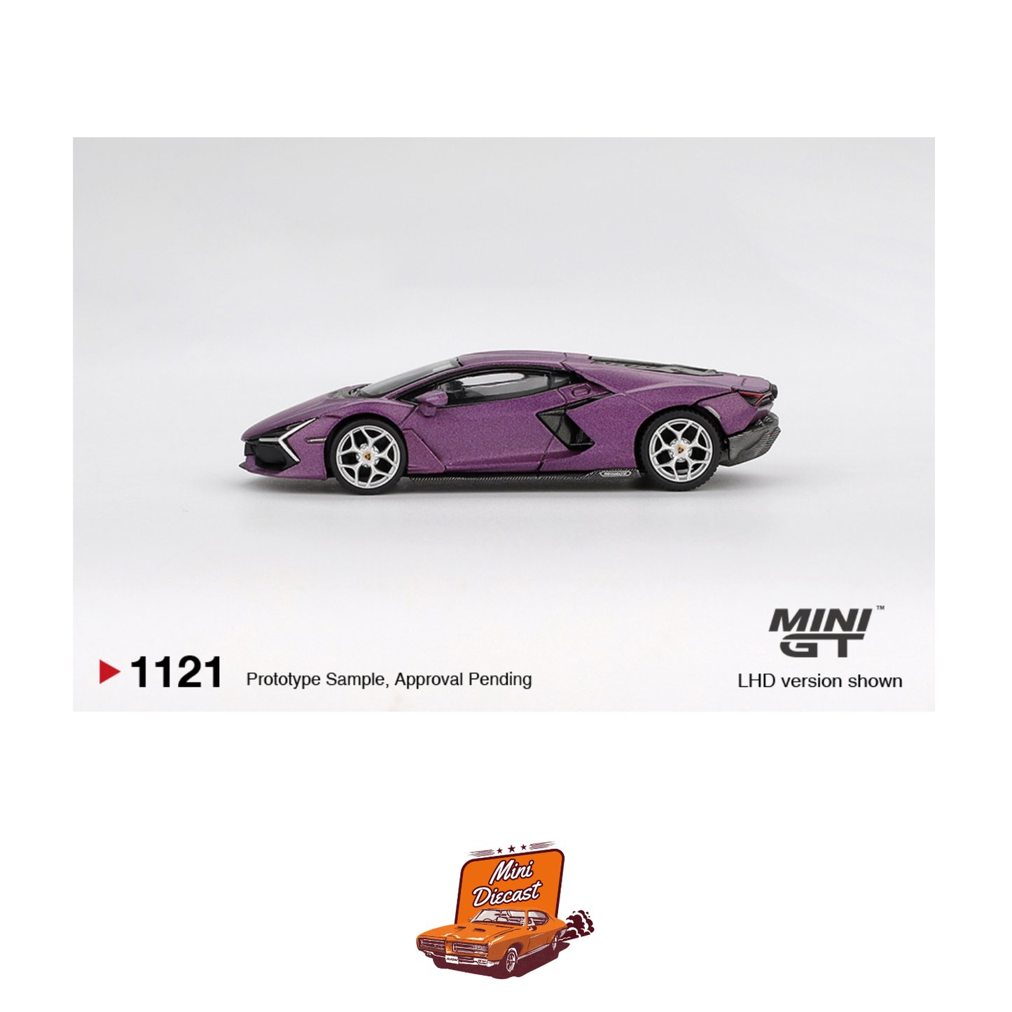 Mini GT #1121 Lamborghini Revuelto Viola 30th Matte (Imported)