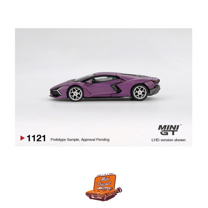 Mini GT #1121 Lamborghini Revuelto Viola 30th Matte (Imported)