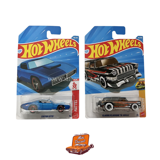 Hot Wheels Mainline (Set of 2) – Custom Otto / Classic ’55 Nomad