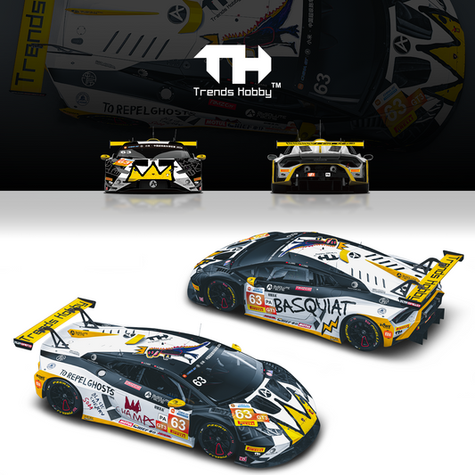 (Pre-Order) Trends Hobby 1:64 Lamborghini Huracan GT3 Evo 2 (Basquiat)