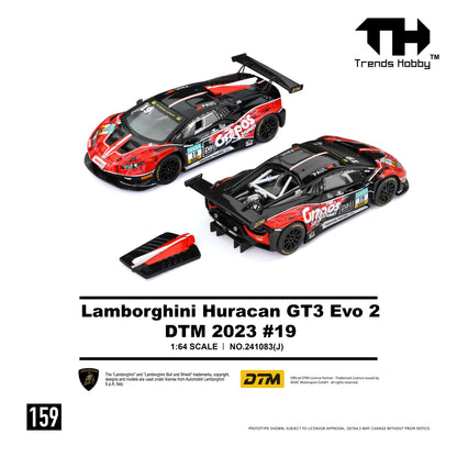 (Pre-Order) Trends Hobby 1:64 Lamborghini Huracán GT3 EVO 2 – DTM 2023 #19