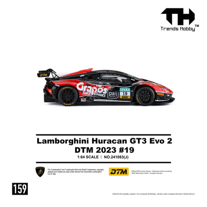 (Pre-Order) Trends Hobby 1:64 Lamborghini Huracán GT3 EVO 2 – DTM 2023 #19