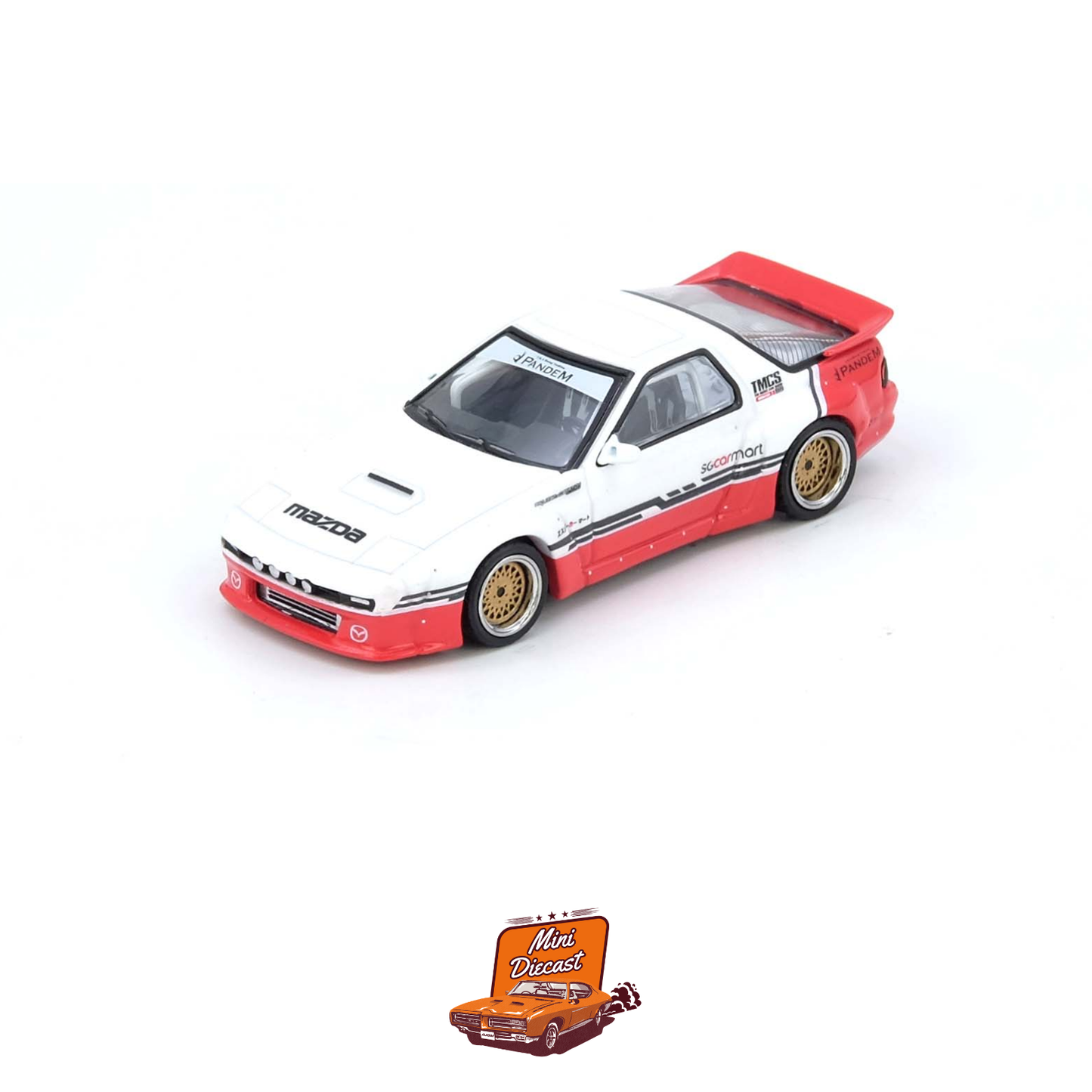 INNO64 Mazda RX-7 (FC3S) PANDEM Rocket Bunny TMCS Singapore 2025 IN64-RX7FCP-TMCSS25