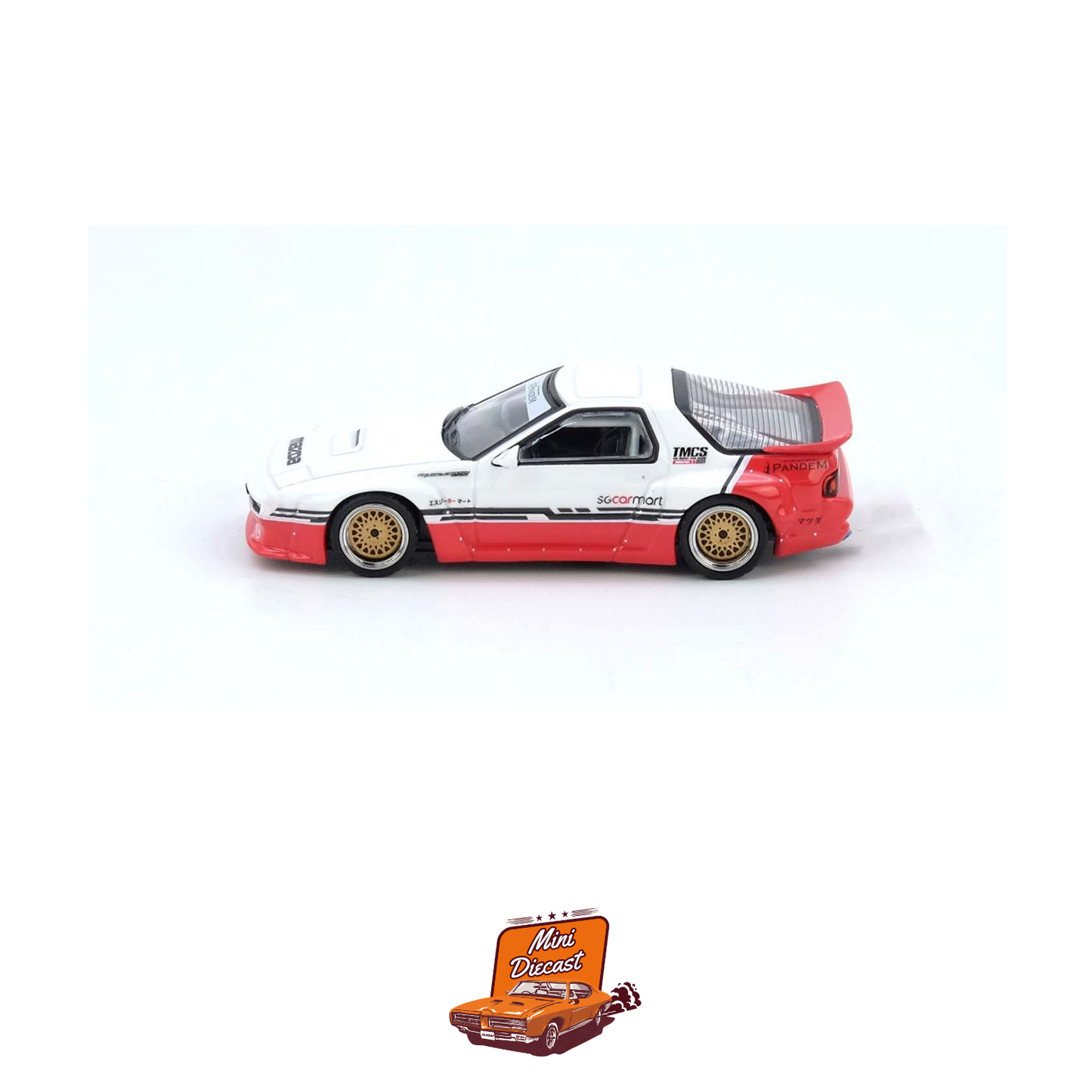 INNO64 Mazda RX-7 (FC3S) PANDEM Rocket Bunny TMCS Singapore 2025 IN64-RX7FCP-TMCSS25