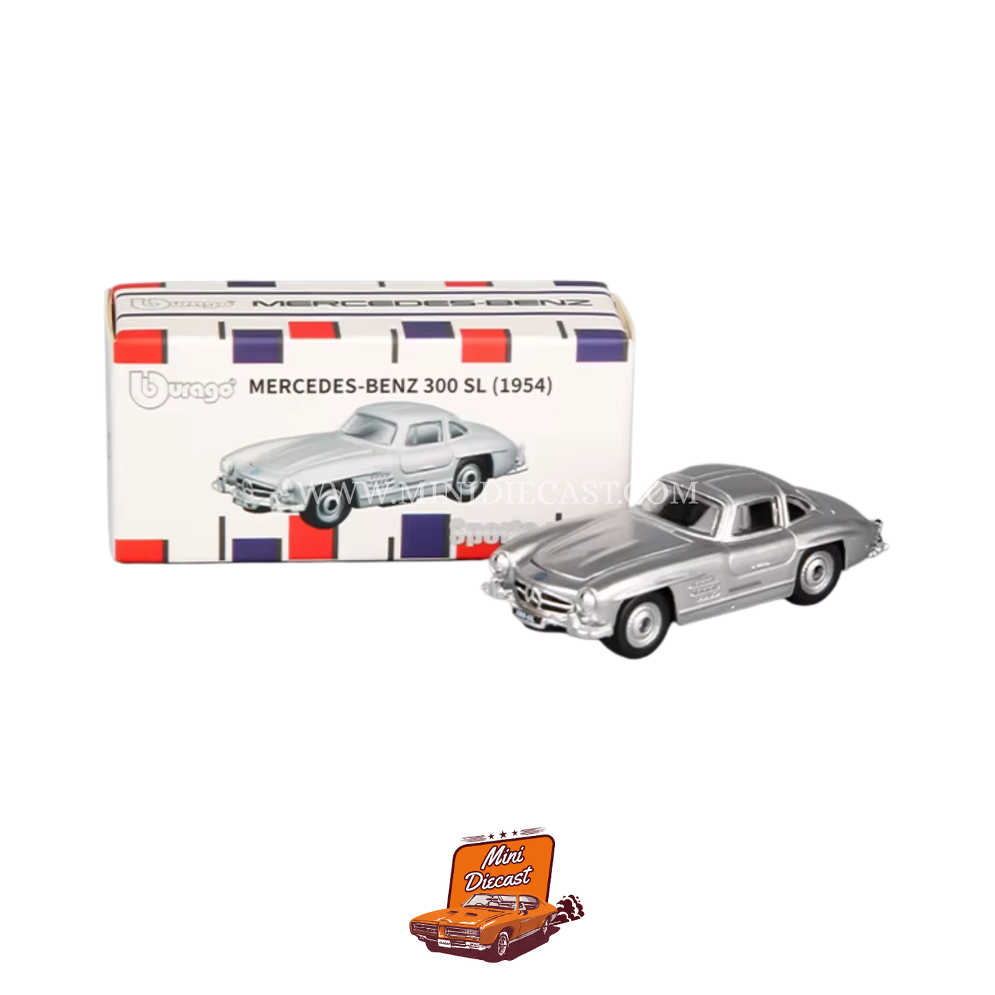 Bburago 1:64 – Mercedes-Benz 300 SL (1954)