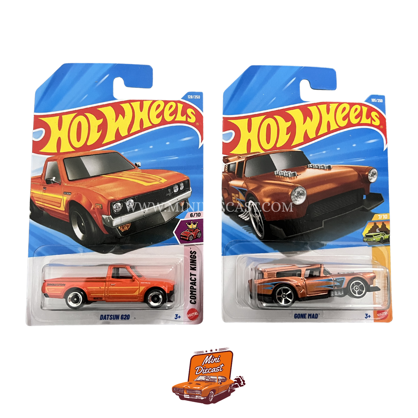 Hot Wheels Mainline (Set of 2) – Datsun 620 / Gone Mad