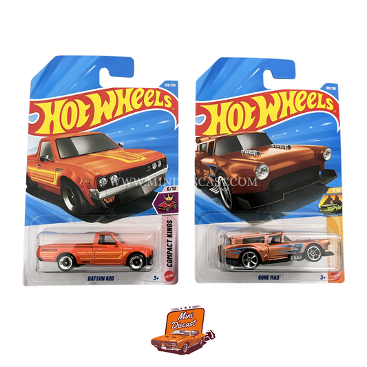Hot Wheels Mainline (Set of 2) – Datsun 620 / Gone Mad