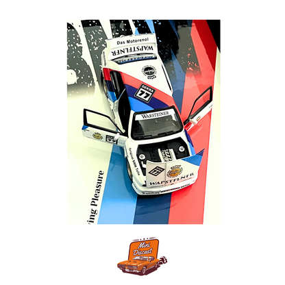 3D Car Frame – BMW M3 1988 E30 DTM Flower Edition (1:24 Scale) – A3 Size