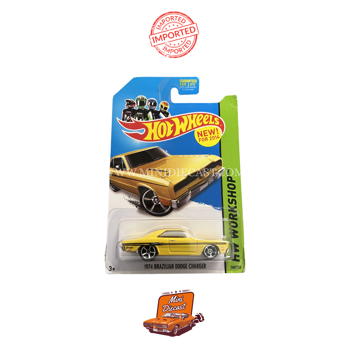 Hot Wheels Mainline – 1974 Brazilian Dodge Charger (Imported)