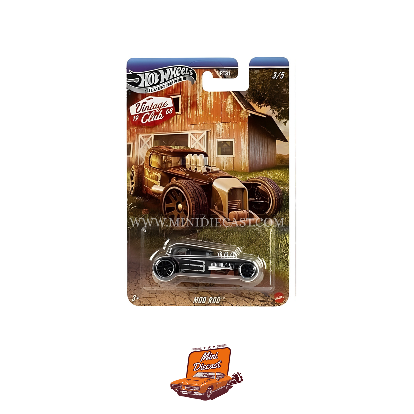 Hot Wheels Silver Series Vintage Club – Set of 5