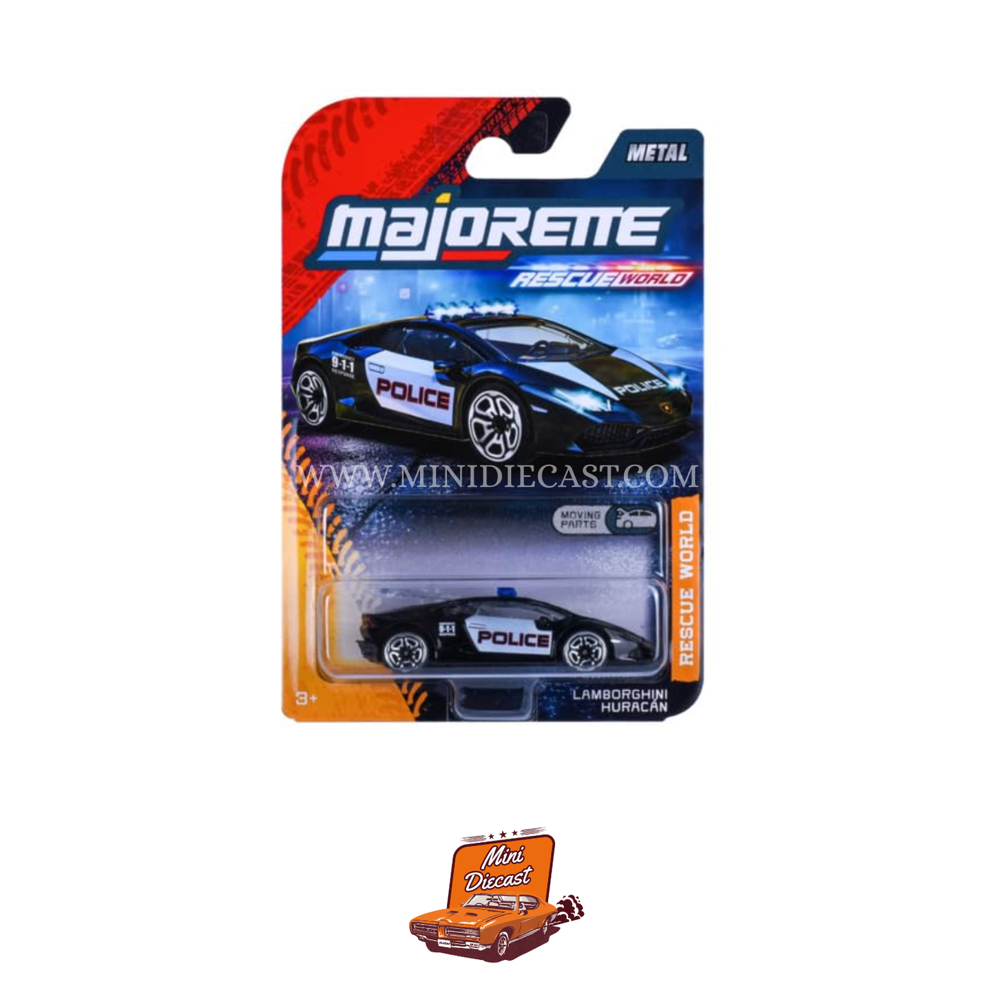 Majorette Rescue World Premium Cars Lamborghini Huracán