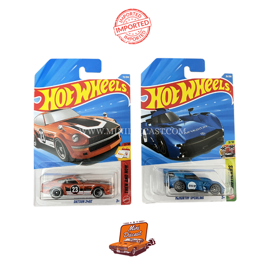 Hot Wheels Mainline (Set of 2) – Datsun 240Z / McMurtry Speirling (Imported)