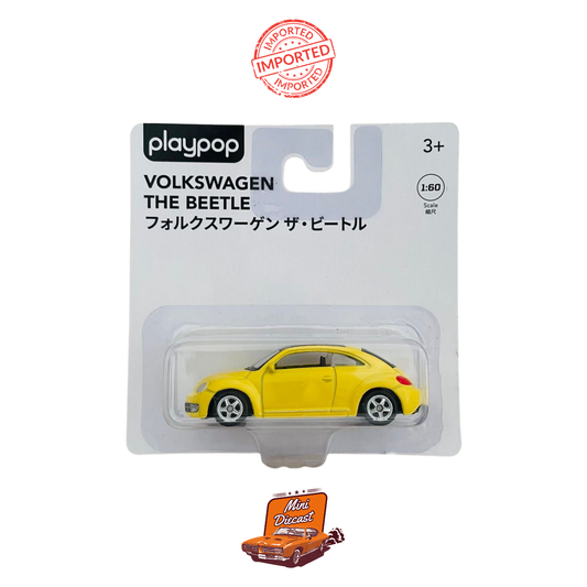 Playpop by Welly Volkswagen The Beetle (Yellow) (Blister Crack)
