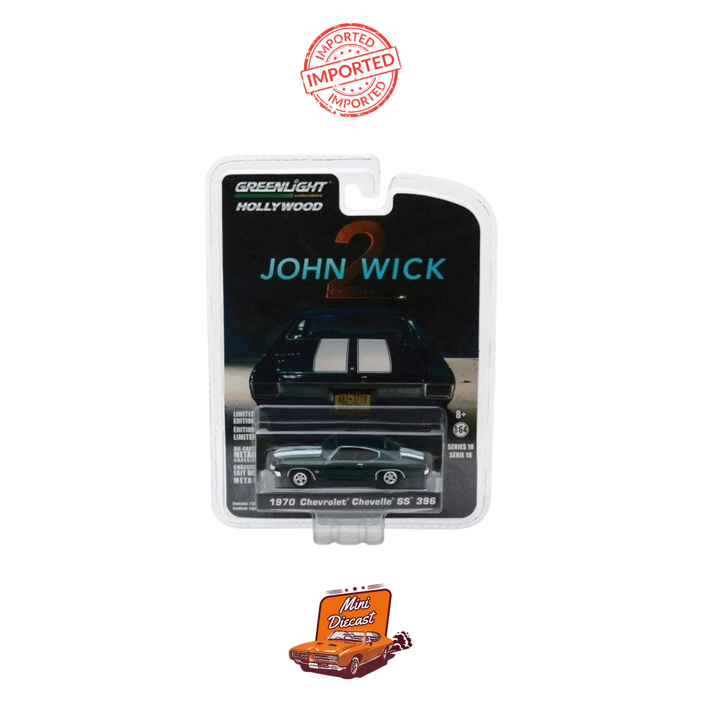 GreenLight John Wick 2 1970 Chevrolet Chevelle SS 396 (Imported)