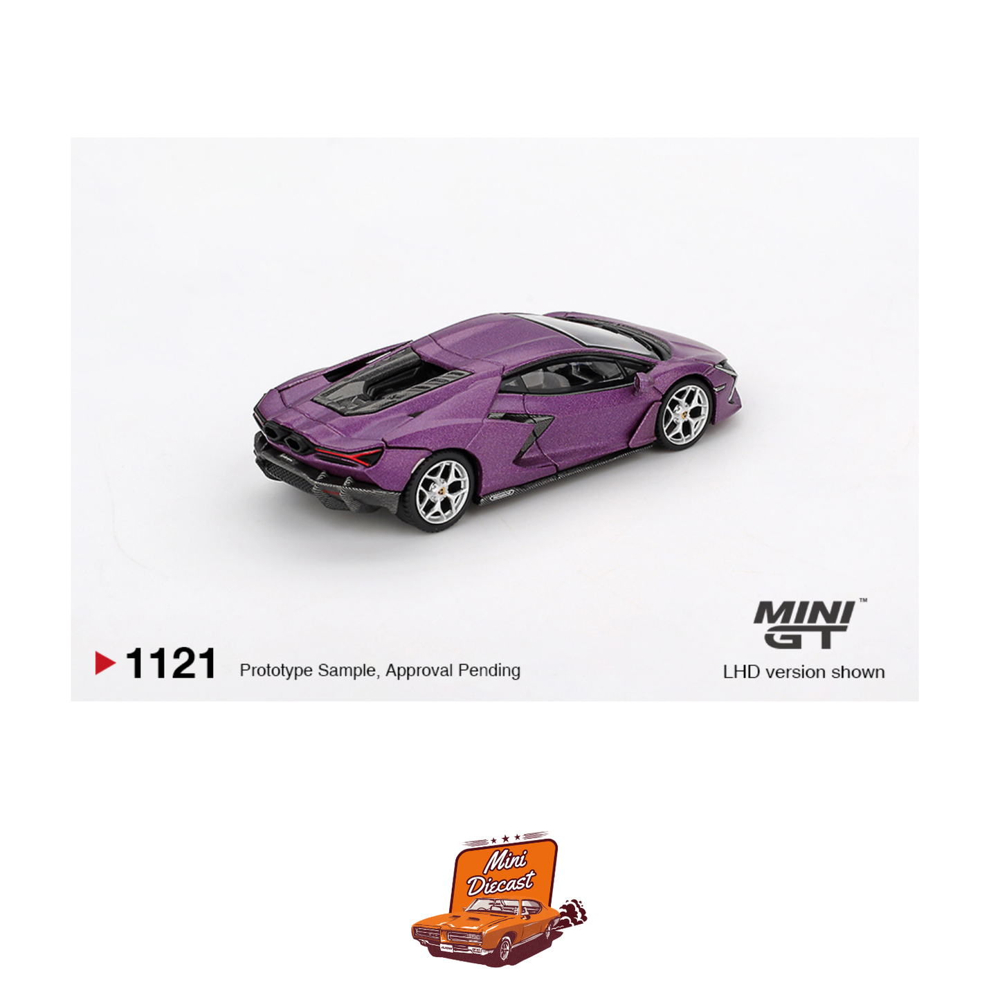 Mini GT #1121 Lamborghini Revuelto Viola 30th Matte (Imported)