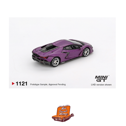 Mini GT #1121 Lamborghini Revuelto Viola 30th Matte (Imported)