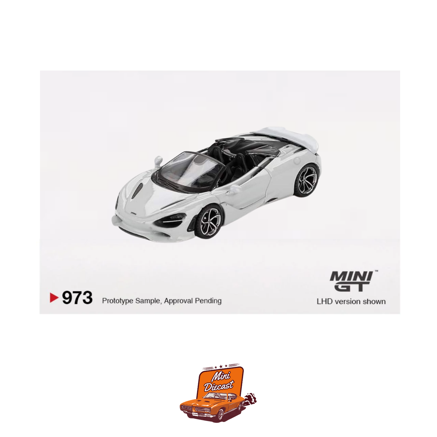 Mini GT #973 McLaren 750S Spider – Cirrus Grey