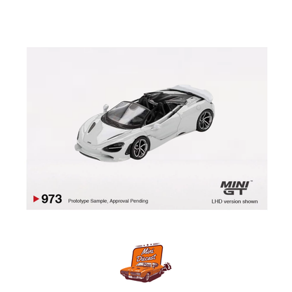Mini GT #973 McLaren 750S Spider – Cirrus Grey