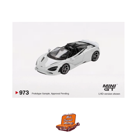 Mini GT #973 McLaren 750S Spider – Cirrus Grey