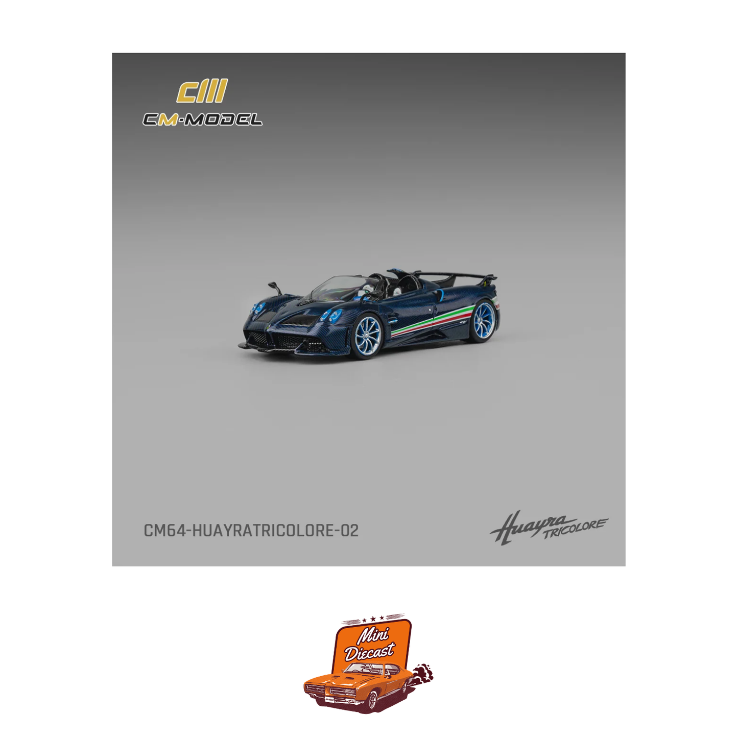 CM Model Pagani Huayra Tricolore (CM64-HUAYRATRICOLORE-02)