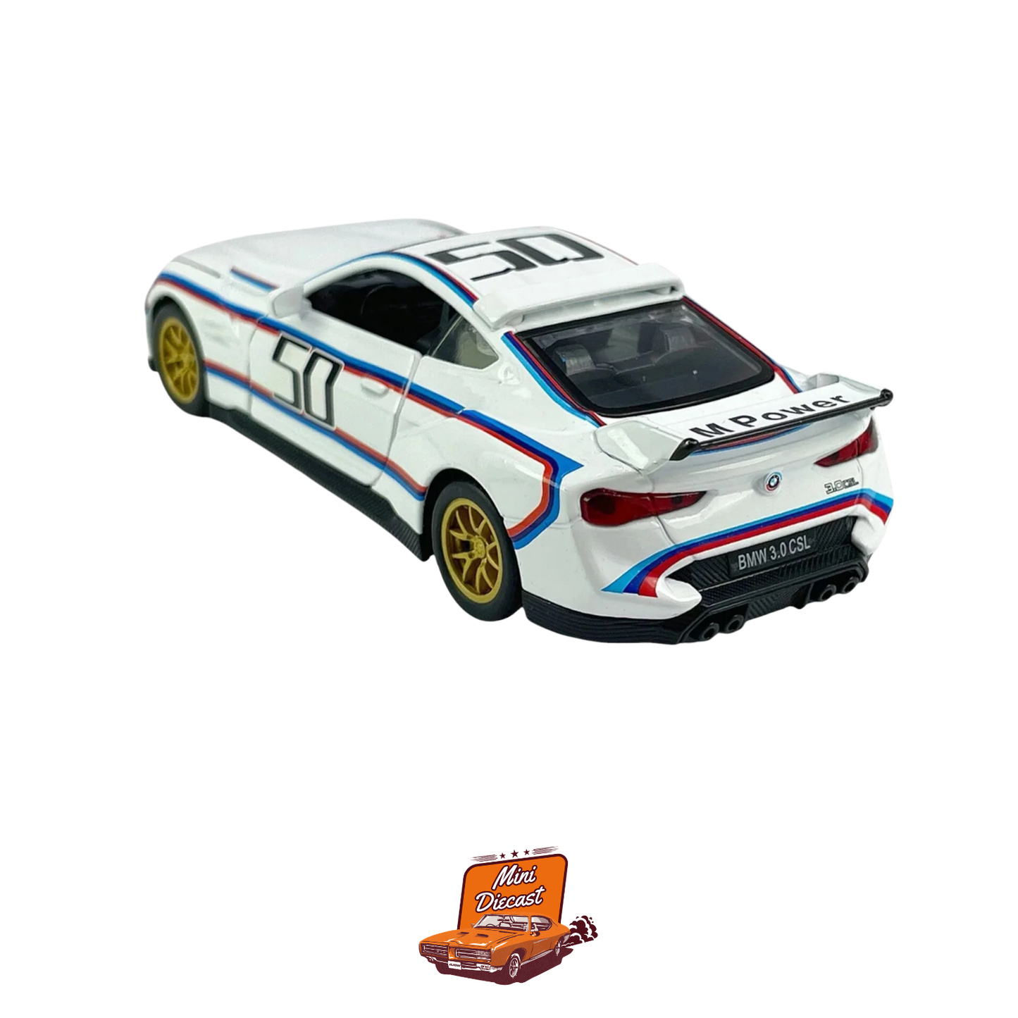 CCA BMW 3.0 CSL 1:42 Scale with Acrylic Case