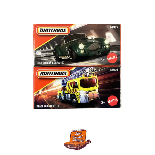 Matchbox (Set of 2) – 1965 Shelby Cobra 427 / Blaze Blaster™ III