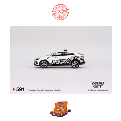 Mini GT #591 Lamborghini Urus 2022 Macau GP Official Safety Car