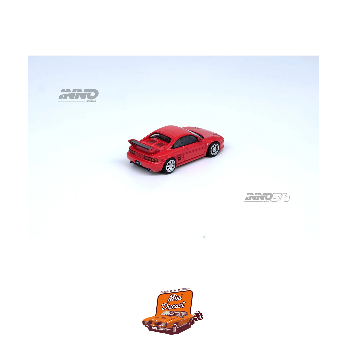 INNO64 Toyota MR2 (SW20) Red IN64-MR2SW20-RED
