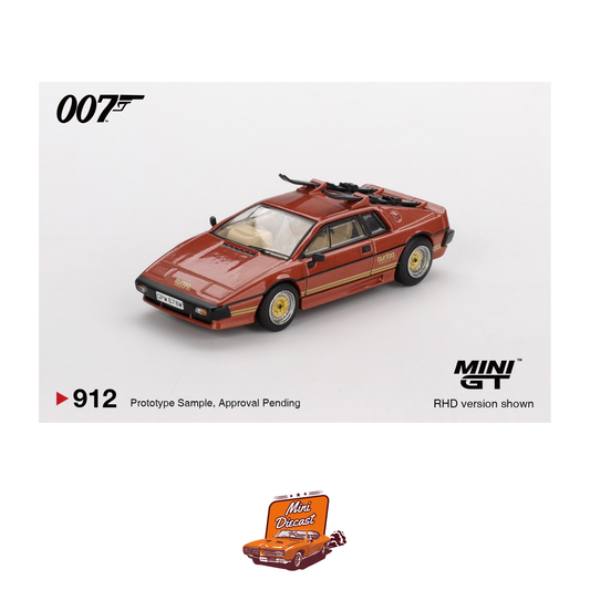 Mini GT #912 Lotus Esprit Turbo Copper Fire Metallic “For Your Eyes Only” – Coming Soon (ETA: March End 2026)