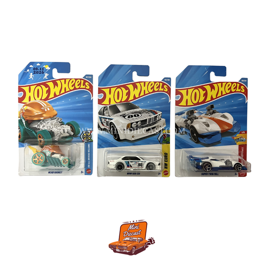 Hot Wheels Mainline (Set of 3) – Head Gasket / BMW 635 CSi / Super Twin Mill