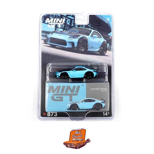 Mini GT #873 Toyota GR86 LB★Nation Baby Blue (Blister Pack) (Imported)