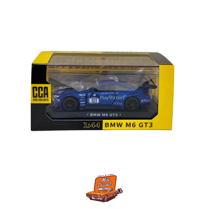 CCA BMW M6 GT3 PlayStation Livery 1:44 Scale with Acrylic Case