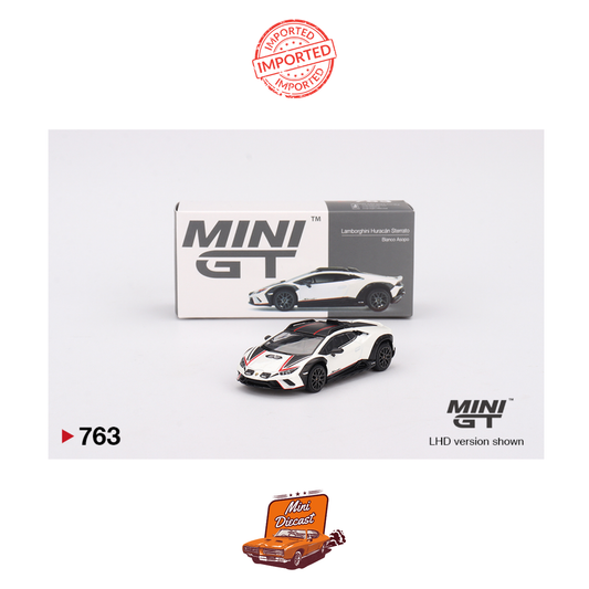 Mini GT #763 Lamborghini Huracán Sterrato Bianco Asopo (Imported)