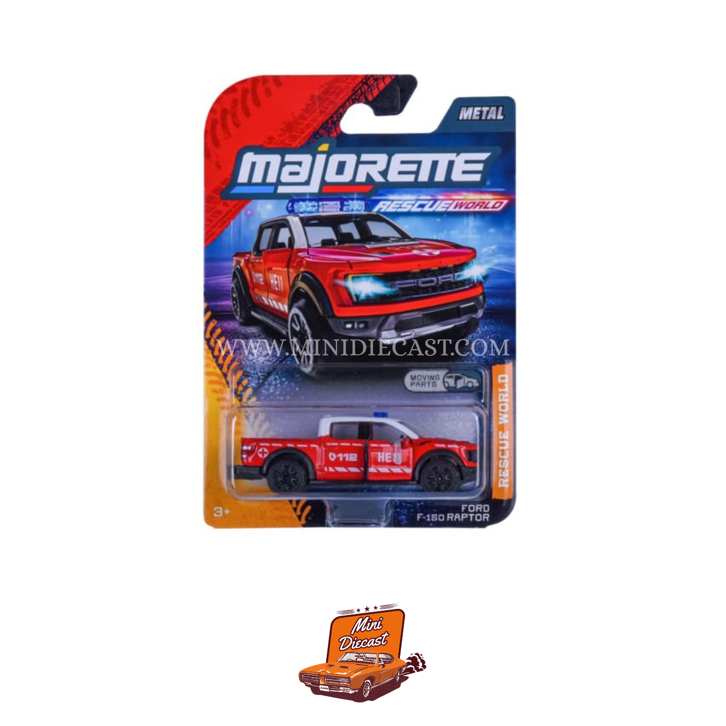 Majorette Rescue World Premium Cars Ford F-150 Raptor