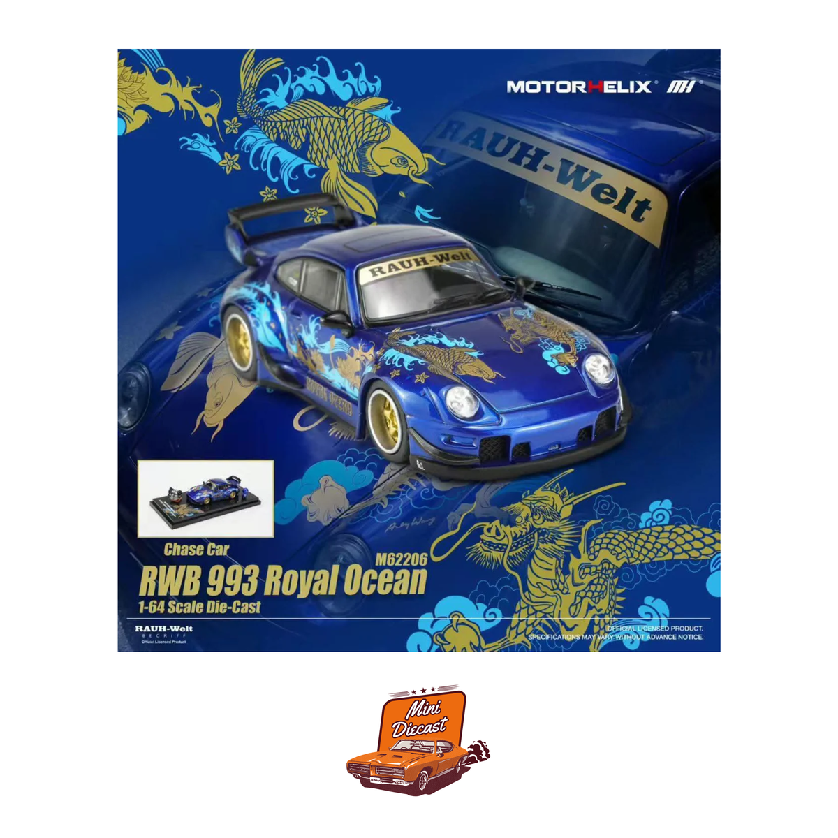 (Pre-Order) Motorhelix RWB 993 Royal Ocean (M62206)