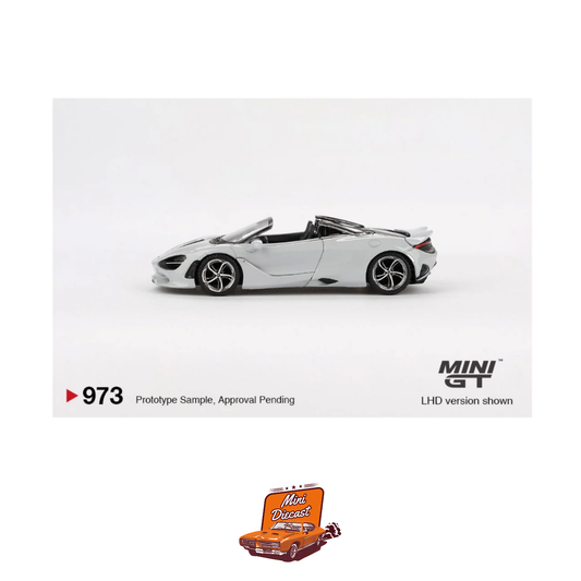 Mini GT #973 McLaren 750S Spider – Cirrus Grey