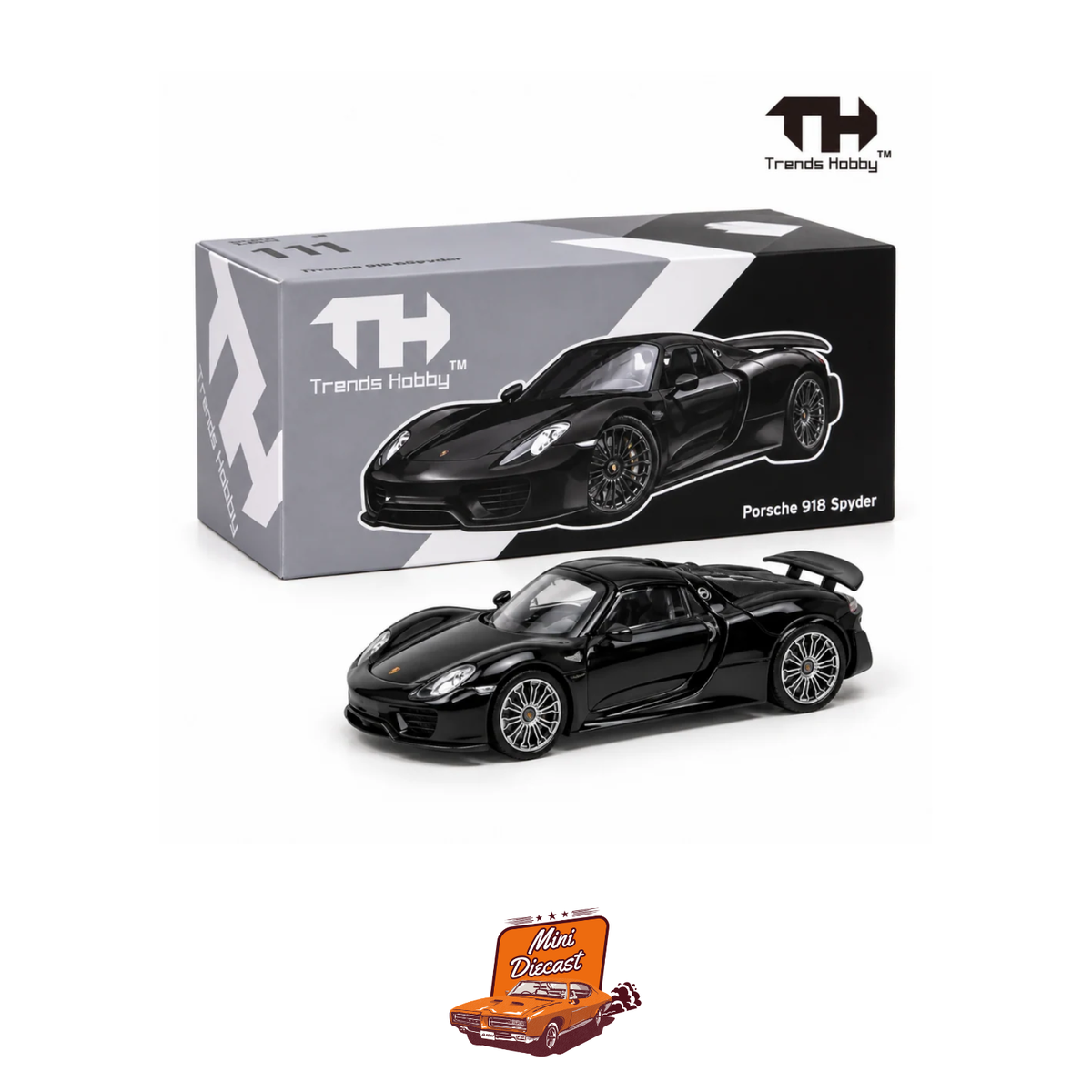Trends Hobby Porsche 918 Spyder Black 241086(B)