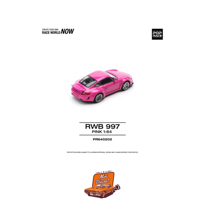 Pop Race Porsche RWB 997 PR64-202 (Pink)