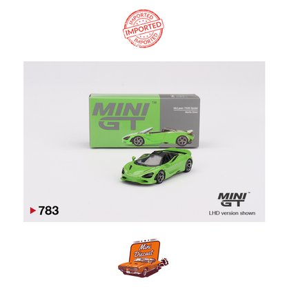 Mini GT #783 McLaren 750S Spider (Mantis Green)