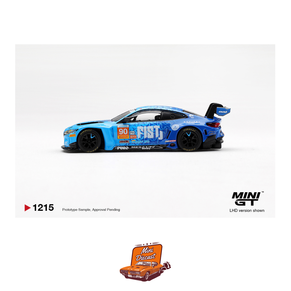 Mini GT #1215 BMW M4 GT3 EVO #90 FIST Team AAI 2025 China GT