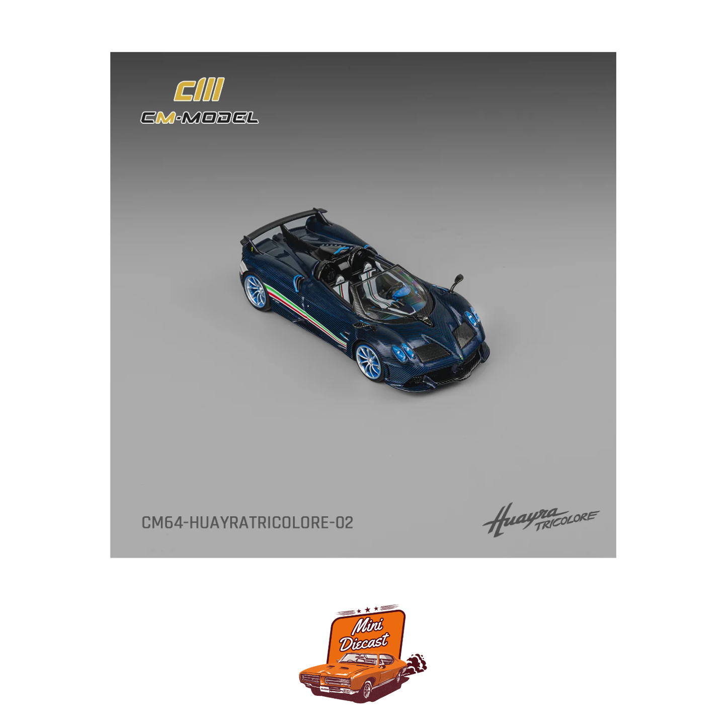 CM Model Pagani Huayra Tricolore (CM64-HUAYRATRICOLORE-02)