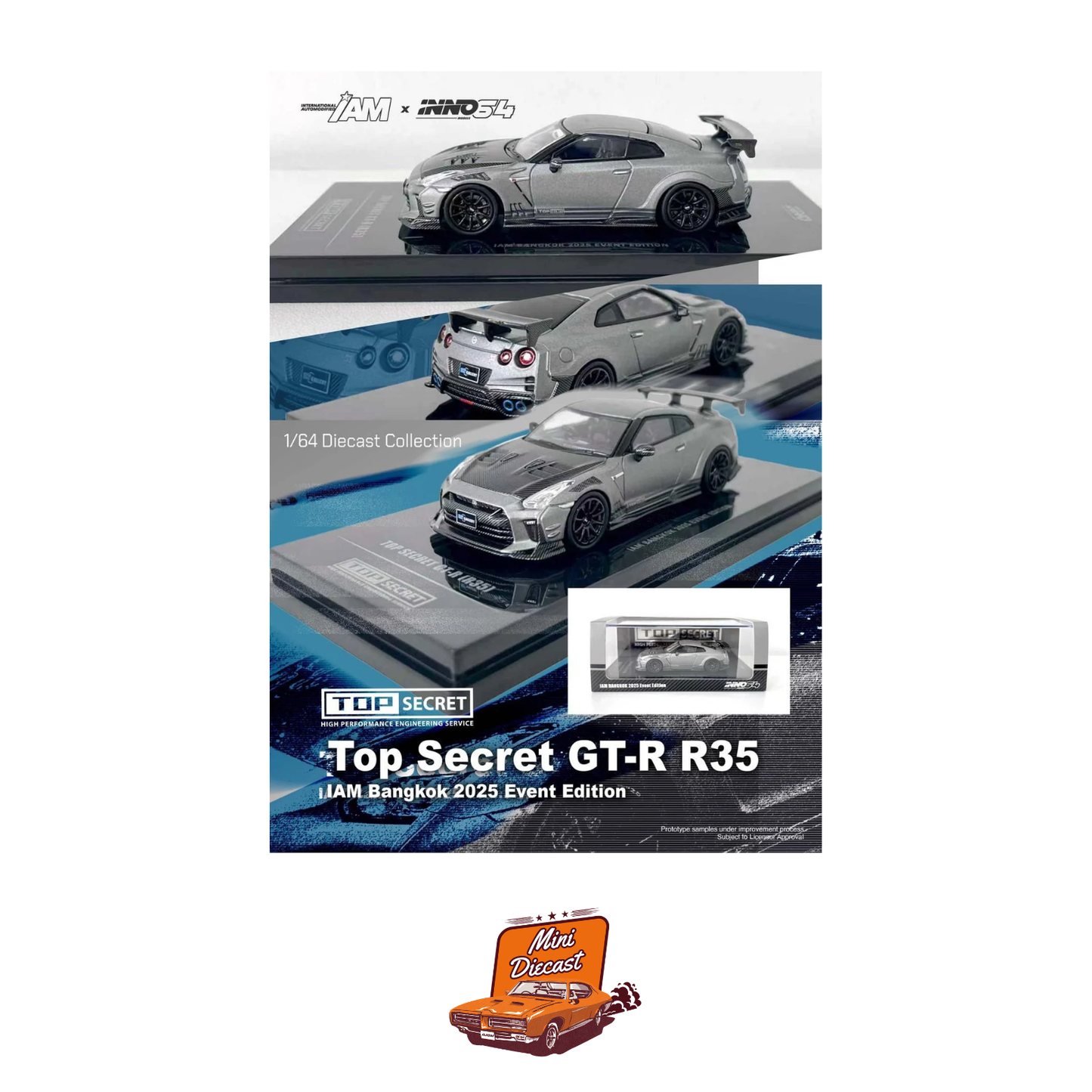 INNO64 Top Secret GT-R (R35) IAM Bangkok 2025 Event Edition IN64-R35TS-IAMBK25