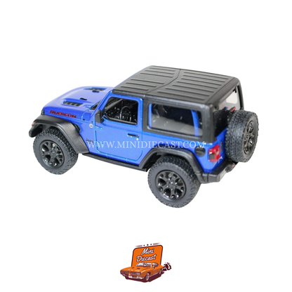 Kinsmart 2018 Jeep Wrangler (Hard Top) – 1:34 Scale Blue