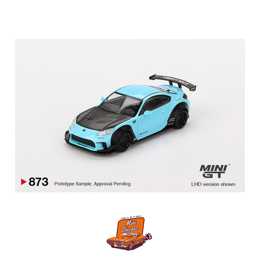 Mini GT #873 Toyota GR86 LB★Nation Baby Blue (Blister Pack) (Imported)