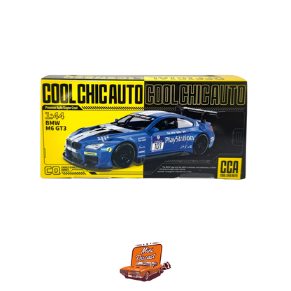 CCA BMW M6 GT3 PlayStation Livery 1:44 Scale with Acrylic Case