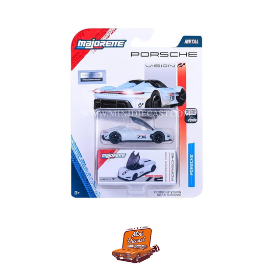 Majorette Porsche Deluxe Cars Porsche Vision Gran Turismo (White)